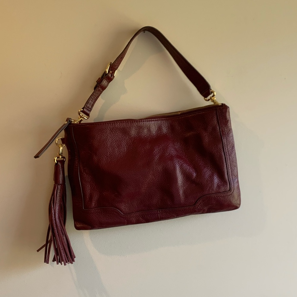 Burgundy Leather Purse
